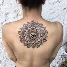 Back Mandala Tattoo C The Family Business Tattoo London Ma Tattoo Om Tattoo Design Neck Tattoo
