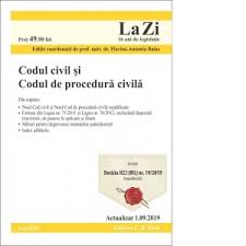 Codul de procedură civilă 2020. Codul Civil Si Codul De Procedura Civila Cod 696 Actualizat La 1 09 2019 Flavius Antoniu Baias