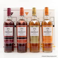 Scotch Whisky Auctions The 71st Auction Macallan 1824 Collection Gold Amber Sienna Ruby 4 X 70cl