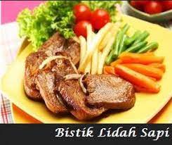 Resep Dan Cara Membuat Bistik Lidah Sapi Resep Om Lidah Sapi Resep Daging Sapi Steak