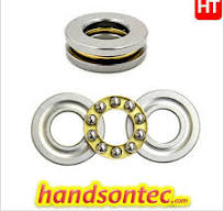F5-12G Planar Thrust Ball Bearing with Grooved Washers