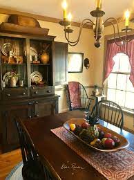 Country Dining Primitivediningrooms Colonial Dining Room Primitive Decorating Country Primitive Dining Rooms