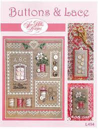 In three simple steps you will transform a picture into a beautiful cross stitch chart. Sue Hillis Buttons Lace Cross Stitch Pattern 123stitch