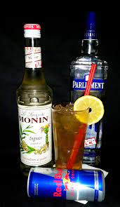 flying ginger parliament vodka red bull lime juice ginger sirup cocktail rezepte einfache cocktails mit alkohol cocktail