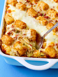 2% milk 2 (8 oz.) cartons egg beaters 3/4 tsp. Tater Tot Breakfast Casserole Hot Dish Delicious Table