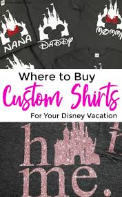 Shop pop culture shirts for the latest styles for the whole family. Where To Buy Custom Disney Shirts For Your Vacation Disney Under 3