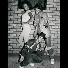 Lisa, Ice-T and Brim,1984 Another one From a series of portraits I did at  my club the Rhythm Lounge. #icet #lisa #brim #tatscrew  #therhythmloungehollywood #therhythmlounge #grandiaroom #graffittiart #rap  #hiphop #lawandorder #80s