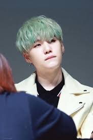 Suga Green Hair Tumblr Suga Min Yoongi Bts Min Suga