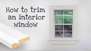 Learn how to add chunky window trim the easy way without any complicated miter cuts or special equipment. How To Trim An Interior Window Simple Diy Woodwork Ep1 Custom Shed Series Youtube