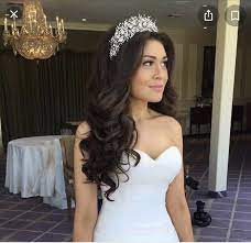 Pin By Lee Keys On Wedding Wedding Hair Down Quince Hairstyles Wedding Hairstyles