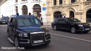 Российский проект кортежстраховаться у меня: Novye Avtomobili Putina Aurus New Cars Of Putin Aurus æ™®äº¬çš„æ–°è½¦ Youtube