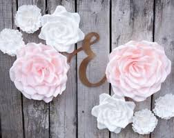 8 easy ways to hang paper flowers. Nursery Paper Flowers Wall Decoration Paper Flower Decor Etsy Paper Flowers Paper Flower Wall Decor Large Paper Flowers