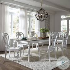 Yosemite cafe extendable dining table. Magnolia Manor Antique White Leg Extendable Dining Room Set From Liberty Coleman Furniture