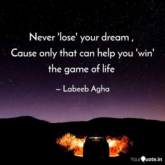 Image result for never lose our dream"