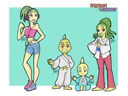 She has blue fur, dark blue eyes and blonde hair. Parappa And Lammy Bulba Chop Onion Shallot Chop Onion Sprig Chop