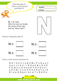 Kids Under 7 Letter N Worksheets This Site Has Great Worksheets Letter Recognition Worksheets Kindergarten Worksheets Letter W Worksheets