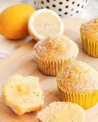 Moelleux Au Citron Coeur Lemon Curd Moelleux Au Citron Cupcakes Moelleux Recette Muffin Citron
