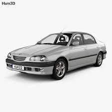 3d Model Of Toyota Avensis Sedan 1997 Toyota Avensis 3d Model Sedan