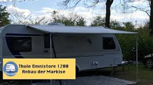 Het doek van de thule omnistor 1200 is gemaakt van extra stevig pvc en staat mooi strak dankzij het gepatenteerde doekspansysteem. Anbringen Unserer Sackmarkise Thule Omnistor 1200 Teil 1 By Olivers Reisen