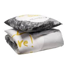 Parure De Lit Hello There Housse De Couette 1 Taie D Oreiller En Coton Tex Home Parure De Lit Housse De Couette Et Couette