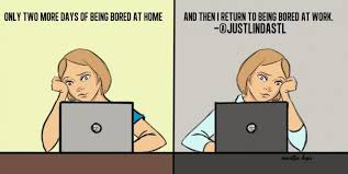 Illustrated Tweet Of The Day Bored At Work Illustration Day