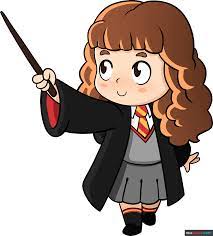 How to Draw Hermione Granger from Harry Potter - Really Easy Drawing  Tutorial