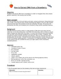 Bio 80 lab 13 worksheet_su20 (1).pdf. Strawberry Dna Extraction Lab Vorte
