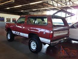 This truck has a fresh oil change, a new battery, new starter, and even new wiper blades. 1979 Dodge Ramcharger 4x4 Macho Se