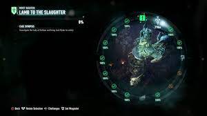 They are 12 side missions in arkham cityarkham assault: Lamb To The Slaughter Batman Arkham Knight