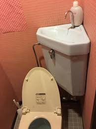 this japanese toilet uses the hand wash