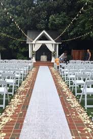 Aisle Lined With Rose Petals In 2020 Atlanta Wedding Venues Downtown Atlanta Wedding Venues Flint Hill