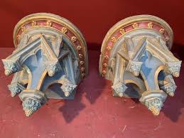 Find the perfect matching funds stock photos and editorial news pictures from getty images. Pair Gothic Style Matching Wall Pedestals Church Furniture Fluminalis