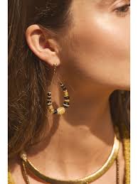 BOUCLES D'OREILLES BY GARANCE VINTAGE GOUTTE