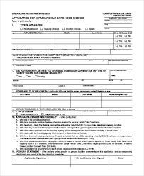 The military child care in your neighborhood program provides fee assistance for families of active duty sponsors, civilians, guard/reservist, and guard/reserve technicians who are unable to access online application or paper copy of the army respite child care parent application. Free 11 Child Care Application Forms In Pdf Ms Word