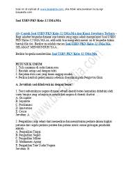 May 12, 2020 · cuplikan contoh soal pat bahasa indonesia kelas x sma kurikulum 2013 revisi pdf versi soal hots:. Soal Usbn Pkn Kelas 12 Sma Ma Dan Kunci Jawabnya Terbaru 2