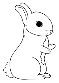 Download and print out this cute bunny coloring page. Coloring Pages Cute Bunny Coloring Pages For Kids