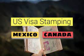 Visa Stamping In Mexico, Canada (First Time, Cos, Renewal) - Usa