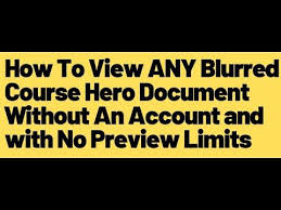 Ever wanted to explore the r&d department of a corporation? How To Unblur Coursehero Documents Bypass Preview Limit Course Hero U Hero Courses Unlock