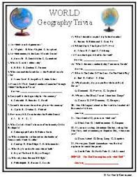 Aug 10, 2021 · these 101 best geography trivia questions cover everything from us to world geography and include the answers. World Geography Trivia Etsy