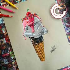 art colored pencil and cherry image instagram art colorful drawings cherry images