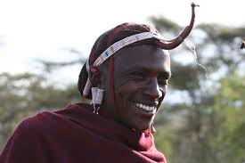 Young warrior smiling