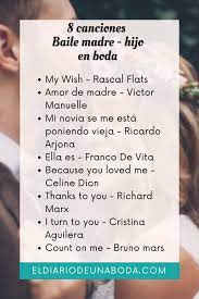 8 Canciones Para El Baile De Mama E Hijo El Diario De Una Boda