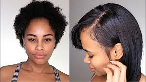 4 awesome styles you can create from old hair. Silk Press On Short Natural Hair Novocom Top