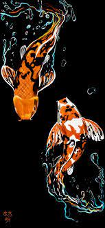 Iphone wallpaper aesthetic wallpaper nature landscape forest sky moon sunset art free aesthetic images to use in your next project. æ æ° On Twitter Koi Wallpaper Iphone Wallpaper Orange Fish Wallpaper