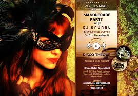 New Year Masquerade Party At Shree Balaji Agora Mall Show timings are at a frequency of every 15 minutes. new year masquerade party at shree