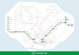 East West Mrt Map East-West Line (Ewl): The Longest Mrt Line In Singapore