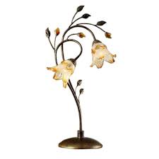 Pin By Sheladarius The Third On Lamps In 2020 Flower Lamp Brass Table Lamps Metal Table Lamps
