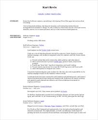 So it is a must to have a good resume format for software engineer. Free 13 Sample Software Engineer Resume Templates In Ms Word Pdf