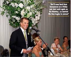 Aimer C Est Vivre Peter Giving His Speech At The Wedding Reception Royal Marriage Autumn Phillips Royal Weddings