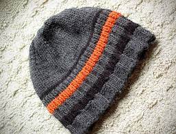Note Since You Re Knitting In The Round With Stripes You Will Want To Use A Jogless Stripes Technique Of Y Hat Knitting Patterns Knitted Hats Knit Hat For Men
